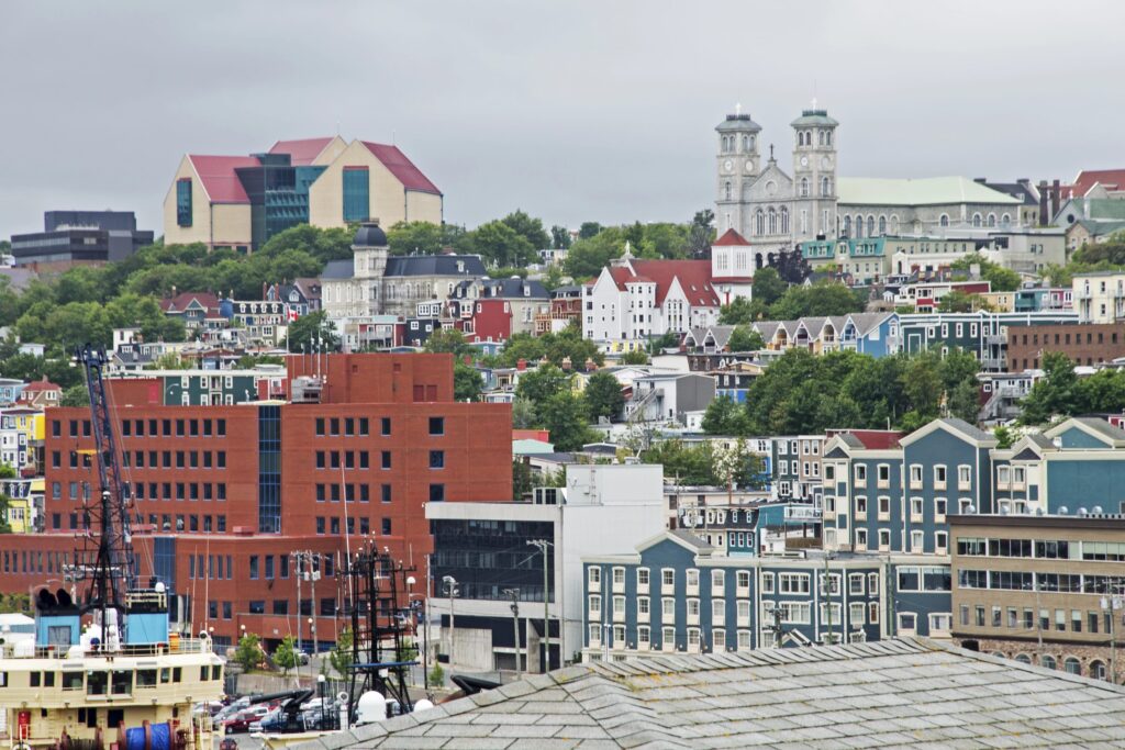 Downtown St. John's skyline.